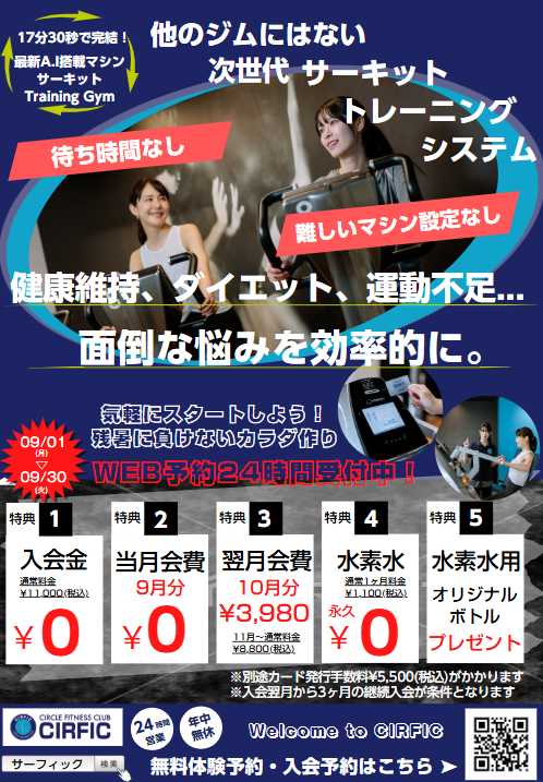 サーフィック戸田店 | 最新鋭の低価格フィットネスジム